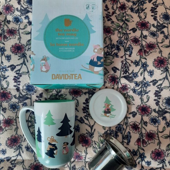 ✨HEAT CHANGING✨ DavidsTea Infuser Mug (IN BOX) - Picture 2 of 3